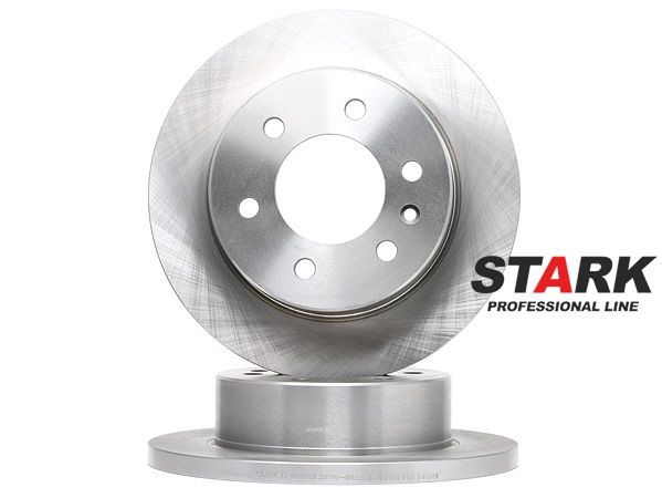STARK SKBD-0020260: Disque de frein Essieu arrière, Ø: 298mm, plein, Fonte, Ø: 298mm, nu/non protégé/non plastifié, sans vis/boulons