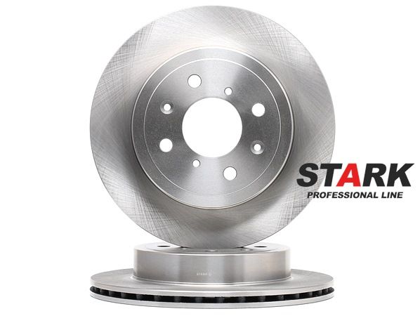 STARK SKBD-0020273: Disco de freno Eje delantero, Ø: 252,6mm, ventilado, Hierro fundido, Ø: 252,6mm, sin recubrimiento, sin tornillos