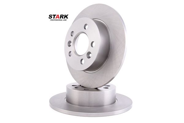 STARK SKBD-0020291: Disc de frână puntea spate, Ř: 264,8mm, plin, Fonta, Ř: 264,8mm, netratat, fara suruburi