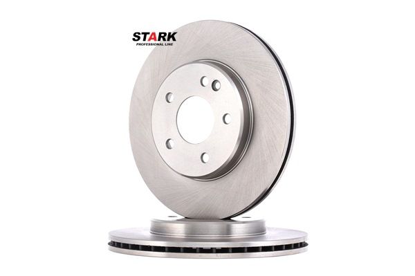 STARK SKBD-0020295: Remschijf Vooras, Ø: 284mm, Geventileerd, Gietijzer, Ø: 284mm, Geen coating, Zonder schroeven