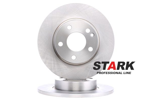 STARK SKBD-0020327: Disco de freno Eje delantero, Ø: 276mm, macizo, Hierro fundido, Ø: 276mm, sin recubrimiento, sin tornillos