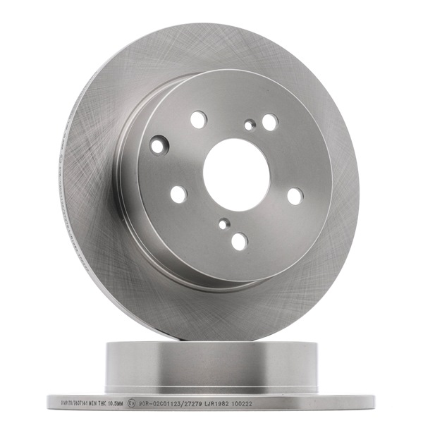 STARK SKBD-0020328: Remschijf Achteras, Ø: 281mm, volledig, Gietijzer, Ø: 281mm, Geen coating, Zonder schroeven