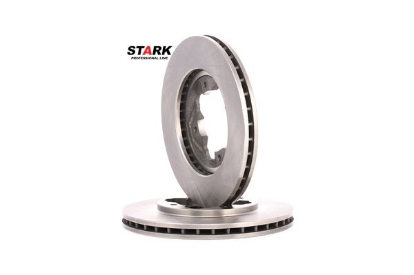 STARK SKBD-0020343 Bremsscheibe Vorderachse, Ø: 259,8mm, Belüftet, Gusseisen, Ø: 259,8mm, unbeschichtet, ohne Schrauben