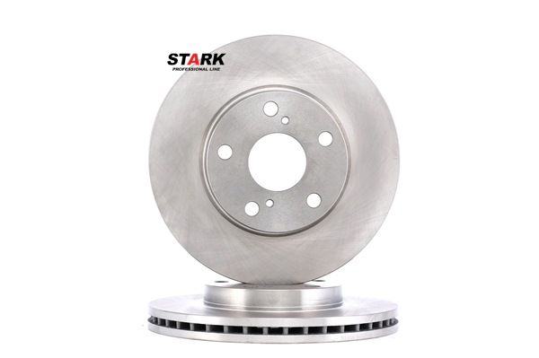 STARK SKBD-0020370: Féktárcsa elsőtengely, Ø: 272,8mm, Szellőztetett, Öntöttvas, Ø: 272,8mm, bevonat nélküli, csavarok nélkül