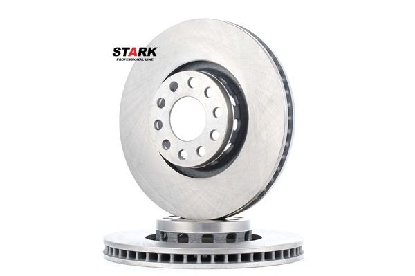 STARK SKBD-0020374: Remschijf Vooras, Ø: 313.8mm, Geventileerd, Gietijzer, Ø: 313.8mm, Geen coating, Zonder schroeven