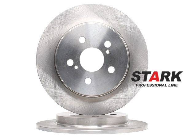 STARK SKBD-0020384: Remschijf Achteras, Ø: 259mm, volledig, Gietijzer, Ø: 259mm, Geen coating, Zonder schroeven