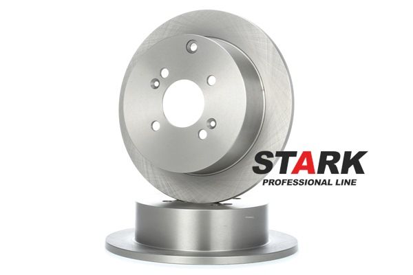 STARK SKBD-0020276: Brzdový kotúč Zadna naprava, Ø: 262mm, plný, Liatina, Ø: 262mm, nepotiahnutý, bez skrutiek