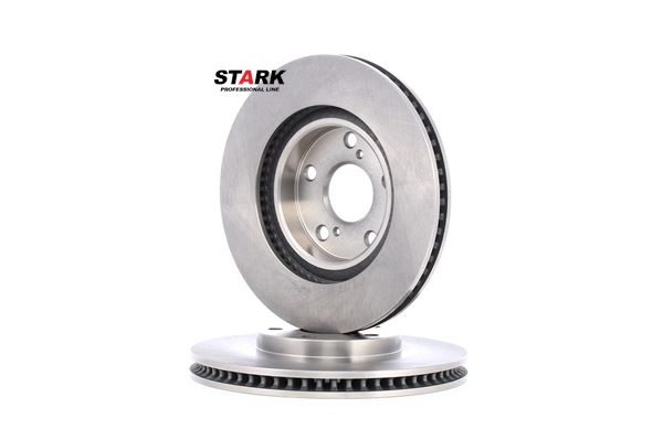 STARK SKBD-0020310: Brzdový kotúč predna naprava, Ø: 296mm, vetraný, Liatina, Ø: 296mm, nepotiahnutý, bez skrutiek