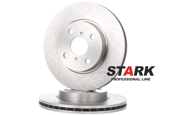 STARK SKBD-0020078: Δισκόπλακα μπροστινός άξονας, Ø: 258mm, αεριζόμενο, Χυτοσίδηρος, Ø: 258mm, χωρίςεπίστρωση, χωρίς βίδες