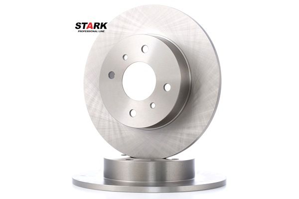 STARK SKBD-0020111: Disc de frână puntea spate, Ř: 277.4mm, plin, Fonta, Ř: 277.4mm, netratat, fara suruburi