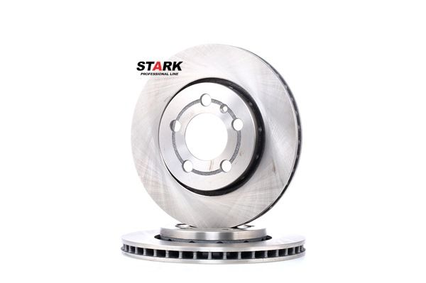 STARK SKBD-0020064: Brzdový kotouč Zadní náprava, R: 256mm, větráno, Litina, R: 256mm, nepotažený (bez vrstvy), bez šroubu