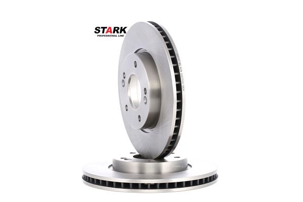 STARK SKBD-0020387: Tarcza hamulcowa Oś przednia, Ø: 280[mm], wentylowany, Żeliwo, Ø: 280[mm], niepokryty, bez śrub