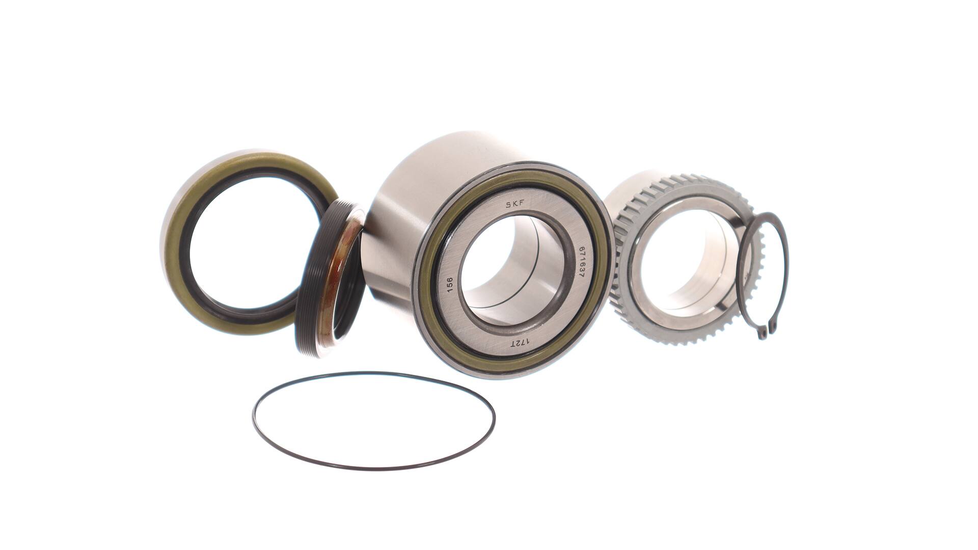 SKF VKBA 6947: Juego de cojinete de rueda con retén para ejes