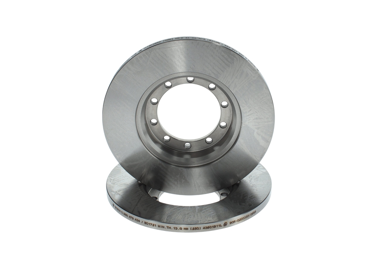 BOSCH 0 986 479 A34: Disco de freno Ø: 284mm, macizo, Ø: 284mm, aceitado