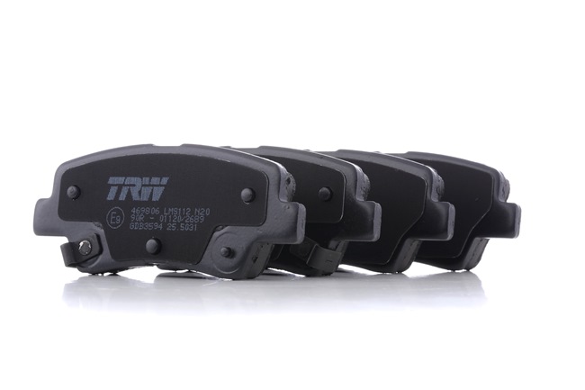TRW GDB3594 Stabdžių kaladėlės SSANGYONG ACTYON 2 155 AG dyzelinas kaina