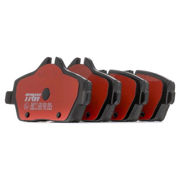 TRW GDB1611DTE: Juego de pastillas de freno con accesorios, con tornillos pinza freno DTEC COTEC