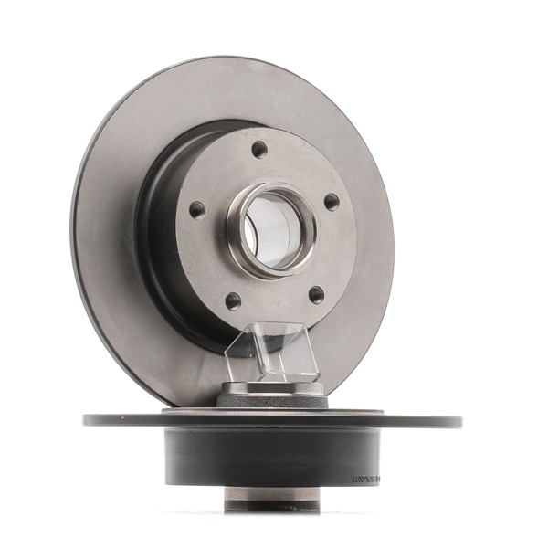 TRW DF6182: Jarrulevy Ø: 260mm, täysi, Ø: 260mm, Lakattu, ilman ABS-sensorirengasta, ilman pyöränlaakeria
