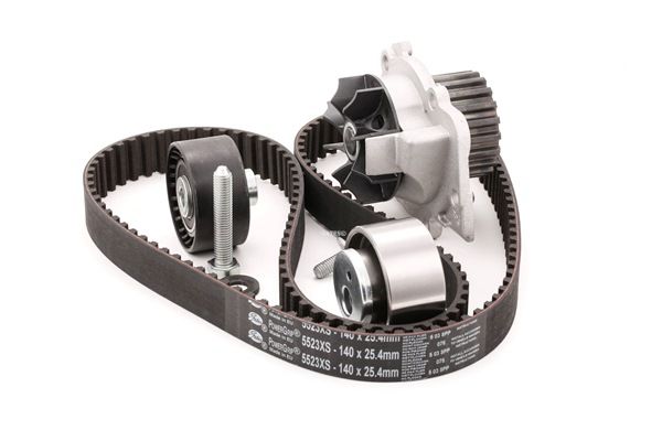 GATES KP25523XS Distributieriem set + waterpomp PEUGEOT 206 Hatchback (2A/C) 69 Pk Diesel kosten