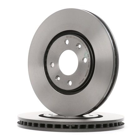 BREMBO 09.9616.11: Disco de freno Ø: 283mm, ventilación interna, Ø: 283mm, revestido COATED DISC LINE