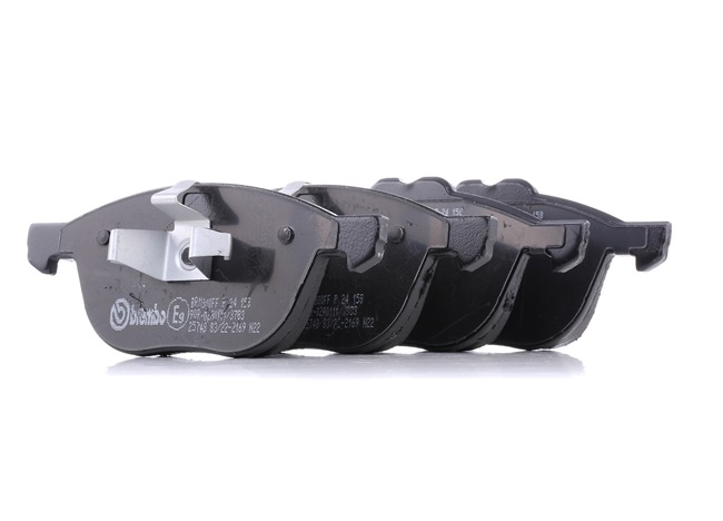 BREMBO P 24 158 Bremsbeläge PRIME LINE ohne Zubehör, mit Anti-Quietsch-Blech
