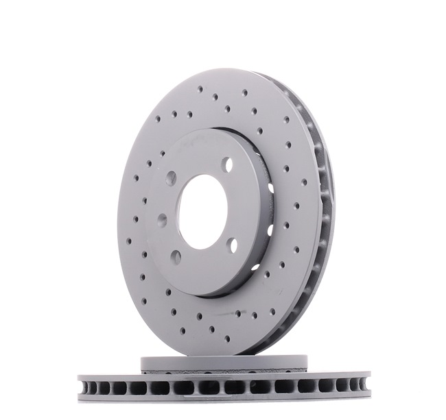 ZIMMERMANN 600.3250.52: Piduriketas Ø: 256mm, välisõhutus, perforeeritud, Ø: 256mm, kaetud SPORT COAT Z