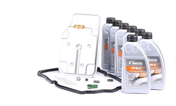 VAICO V30-2256 Ölwechselkit für Automatikgetriebe MERCEDES-BENZ C-Klasse Limousine (W205) 129 PS Benzin Kosten