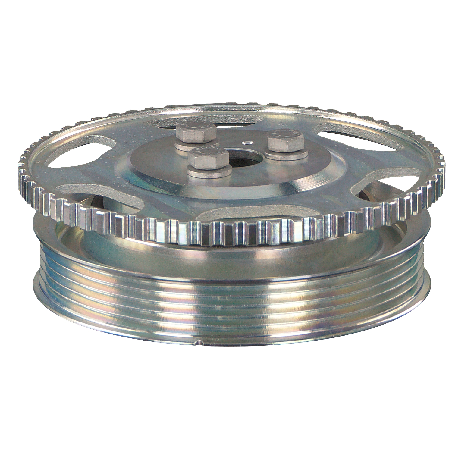 FEBI BILSTEIN 44815: Fulie curea, arbore cotit cu suruburi, BMTS Turbo NEW