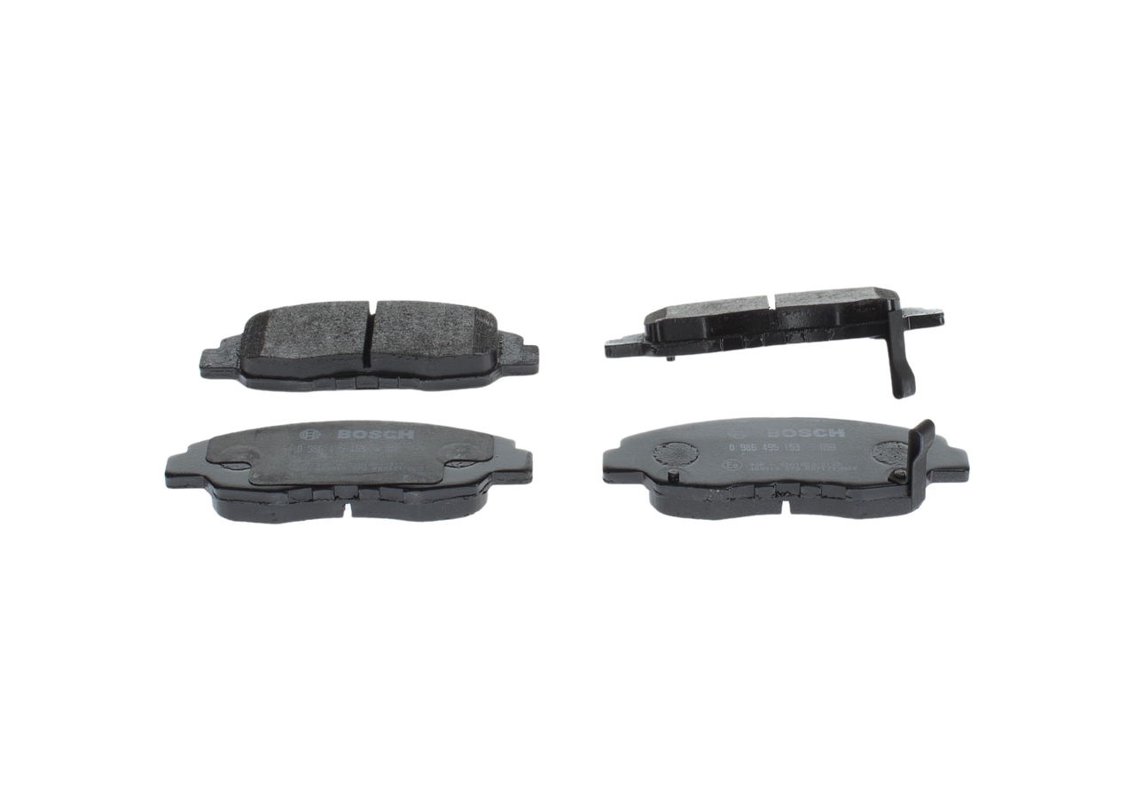 BOSCH 0 986 495 153 Sada brzdových destiček, kotoučová brzda HONDA CR-V 1 (RD) 133 HP Benzín cena