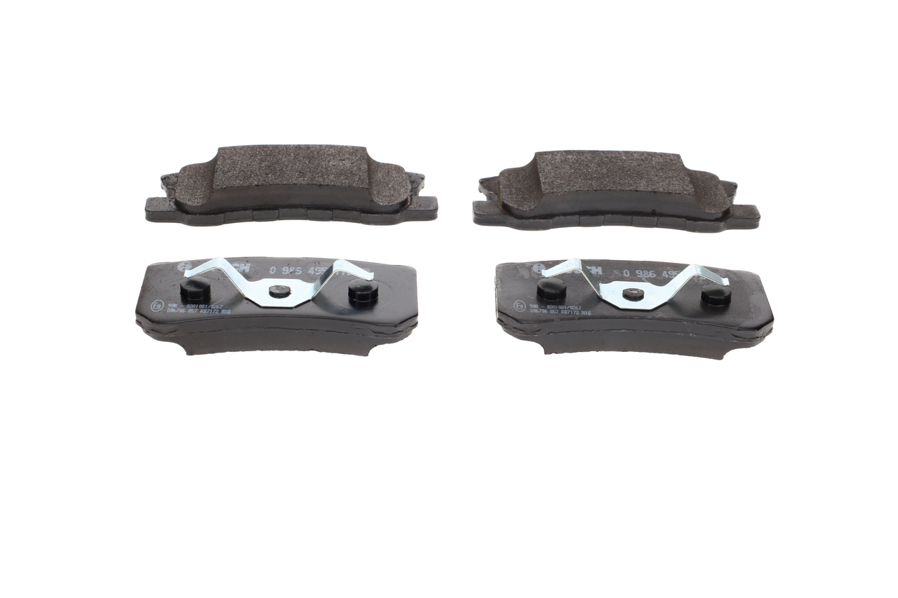 BOSCH 0 986 495 172 Τακάκια φρένων JEEP COMPASS (MK49) 136 PS Πετρέλαιο κόστος