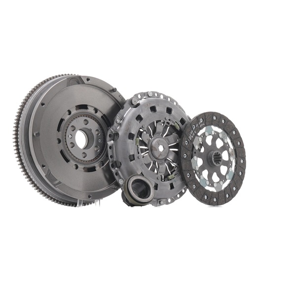 LuK 600 0193 00: Kit ambreiaj fara bucsa de ghidaj, cu rulment presiune, cu volanta, cu set suruburi, Pt. montaj necesita scula speciala, Volant cu masa dubla fara disc de frecare BR 0241