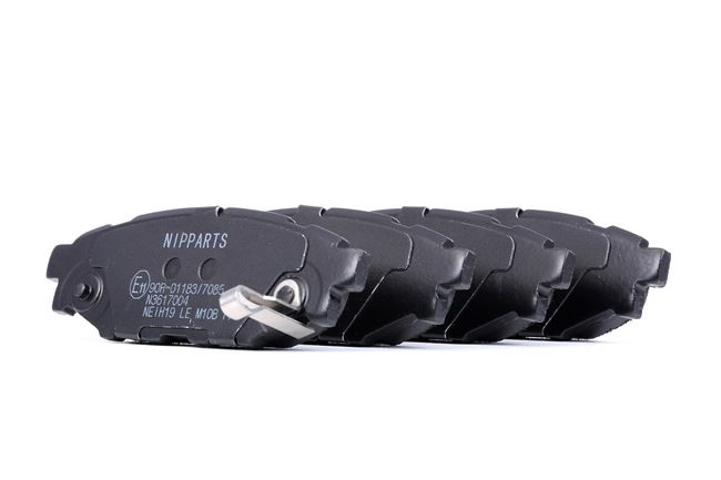 NIPPARTS N3617004: Brzdové platničky Zadna naprava