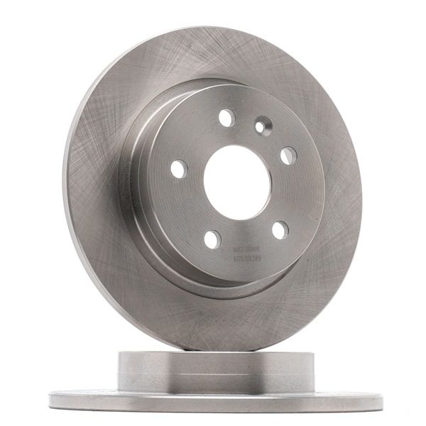 MAPCO 25858: Disc de frână puntea spate, Ř: 268mm, plin, Ř: 268mm