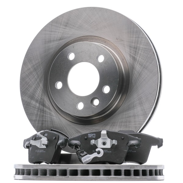 MAPCO 47777 Kit de discos de freno y pastillas VOLKSWAGEN Transporter 5 (7HA, 7HH, 7EA, 7EH) 130 cv Gasóleo costo