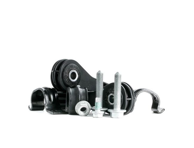 SWAG 30 94 0089: Kit de réparation, suspension du stabilisateur Essieu avant gauche, Essieu avant droit, avec bielle/barre de poussée