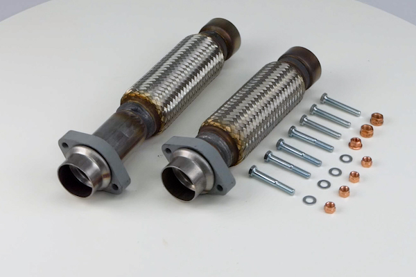 HJS 83 00 8360: Teava reparatie, catalizator pe ambele parti, cu flansa, cu piese componente