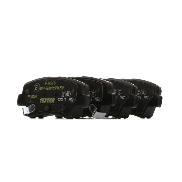 TEXTAR 2533701 Plaquettes de frein SSANGYONG Korando IV SUV (C300) 170 CV Essence coût