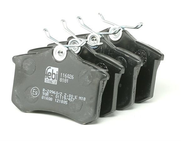 FEBI BILSTEIN 116026: Juego de pastillas de freno Eje trasero