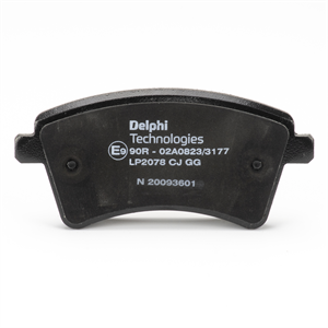 DELPHI LP2708: Plăcuțe de frână fara accesorii, cu tabla anti scartait