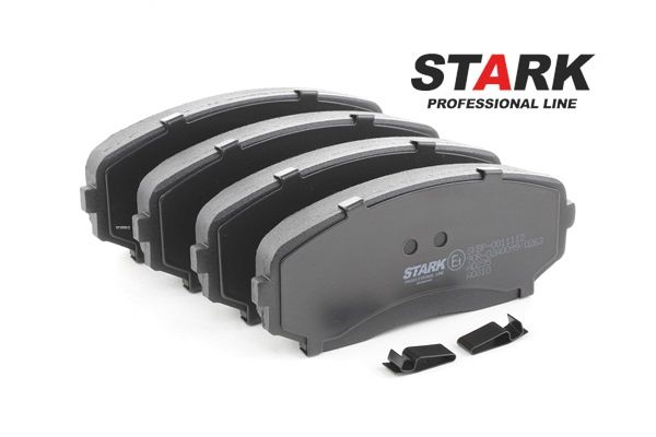STARK SKBP-0011112: Stabdžių kaladėlės priekinė ašis, su priedais