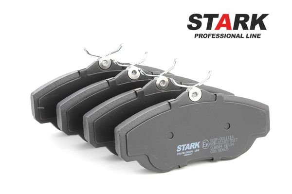 STARK SKBP-0011114: Plăcuțe de frână punte fata, cu arc, cu suruburi etrier