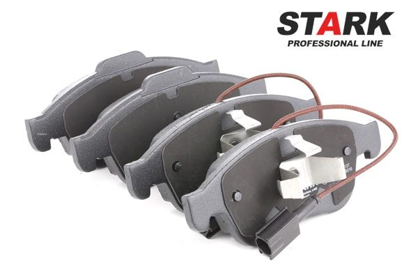 STARK SKBP-0011137: Plăcuțe de frână punte fata, cu tabla anti scartait, cu clema piston