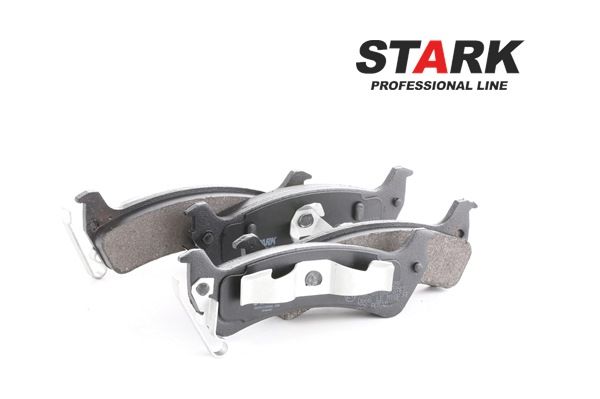STARK SKBP-0011129: Plăcuțe de frână puntea spate, cu clema piston