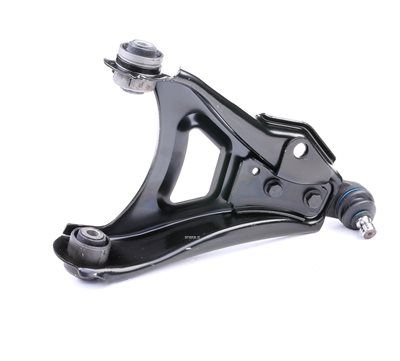 STARK SKCA-0050198: Bras de suspension Essieu avant, inférieur, gauche, Tôle d'acier, avec support en caoutchouc, avec rotule de suspension