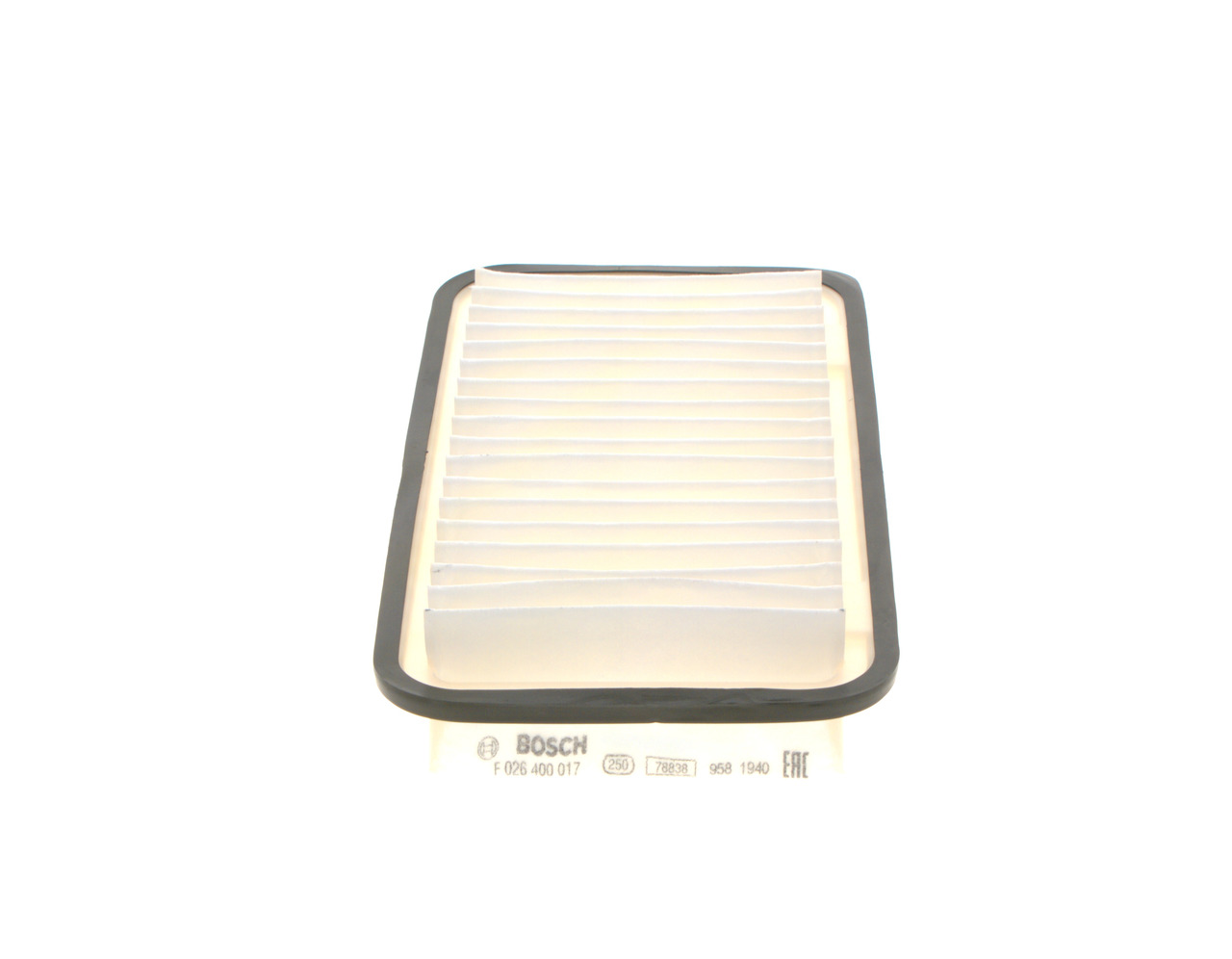 BOSCH F 026 400 017 Filtre à air TOYOTA COROLLA Verso (ZER_, ZZE12_, R1_) 132 CV Essence coût