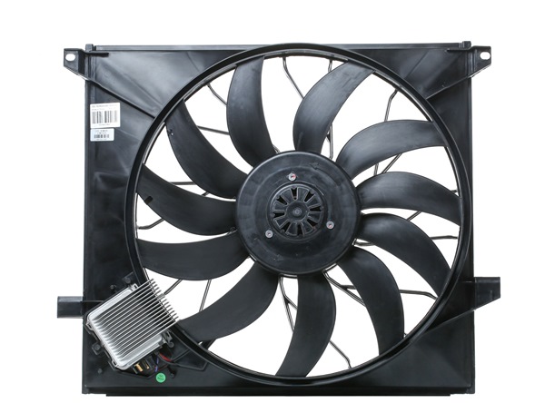 NRF 47446: Ventilator, radiator 530mm, cu unitate de control, cu rama aerisire radiator, moto fara perii