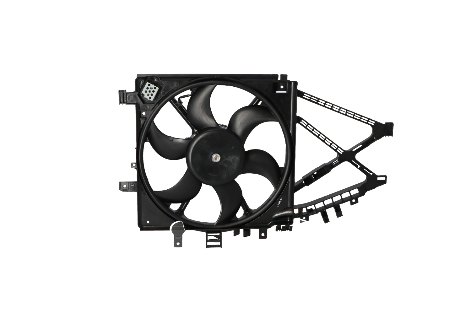 NRF 47311: Hűtőventillátor 387mm, hűtőventilátor kerettel (káva)