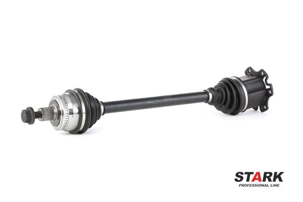 STARK SKDS-0210140: Arbre de transmission Essieu avant droit, 613mm, avec support en caoutchouc