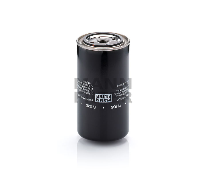 MANN-FILTER W 938: Oliefilter Met een terugloopbeveiligingskleppen