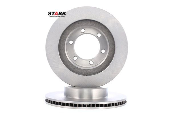 STARK SKBD-0022191: Disco de freno Eje delantero, Ø: 338mm, ventilado, Hierro fundido, Ø: 338mm, sin recubrimiento, sin tornillos