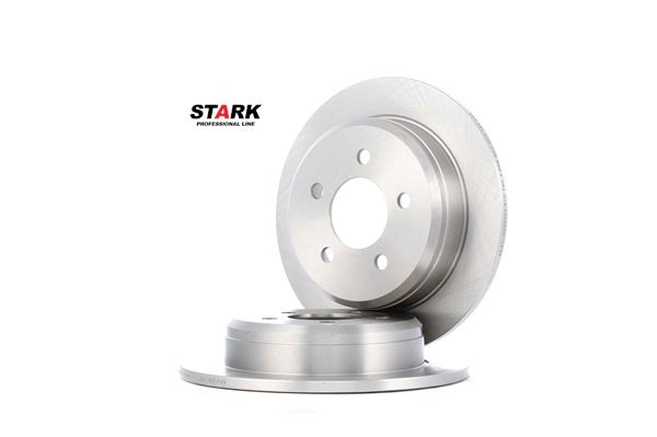 STARK SKBD-0022091: Bremsscheibe Hinterachse, Ø: 284,5mm, voll, Gusseisen, Ø: 284,5mm, unbeschichtet, ohne Schrauben
